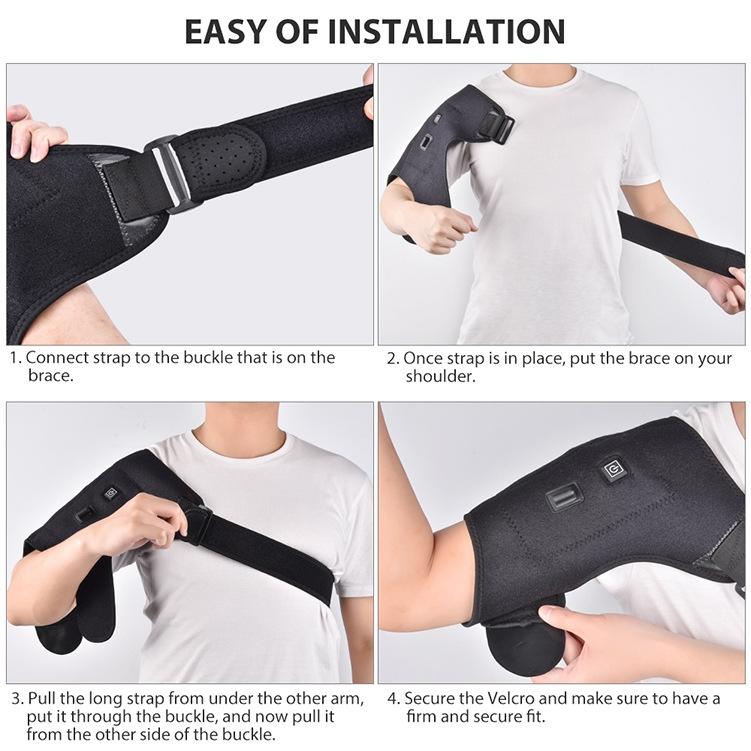USB Shoulder Pain Relief Wrap | Electric Heat Therapy Support