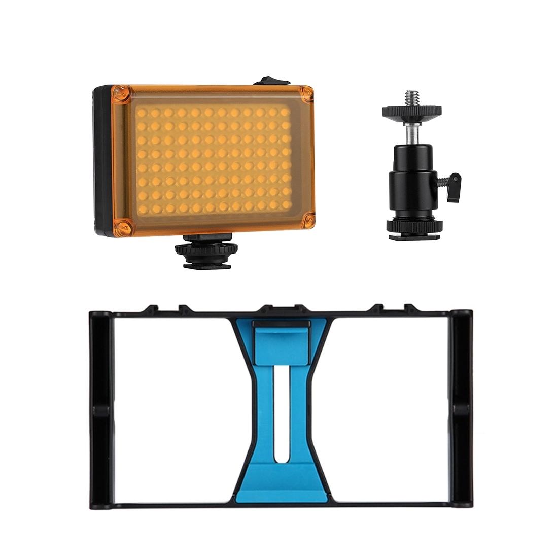 Blue Vlogging Live Broadcast LED Selfie Light Kit with Tripod Head