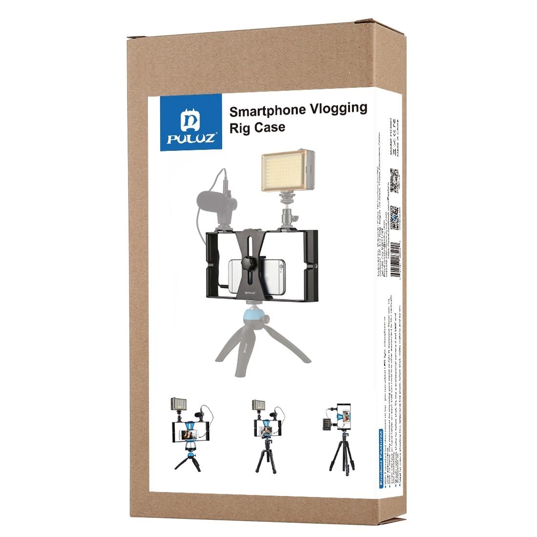 Blue Vlogging Live Broadcast LED Selfie Light Kit with Tripod Head