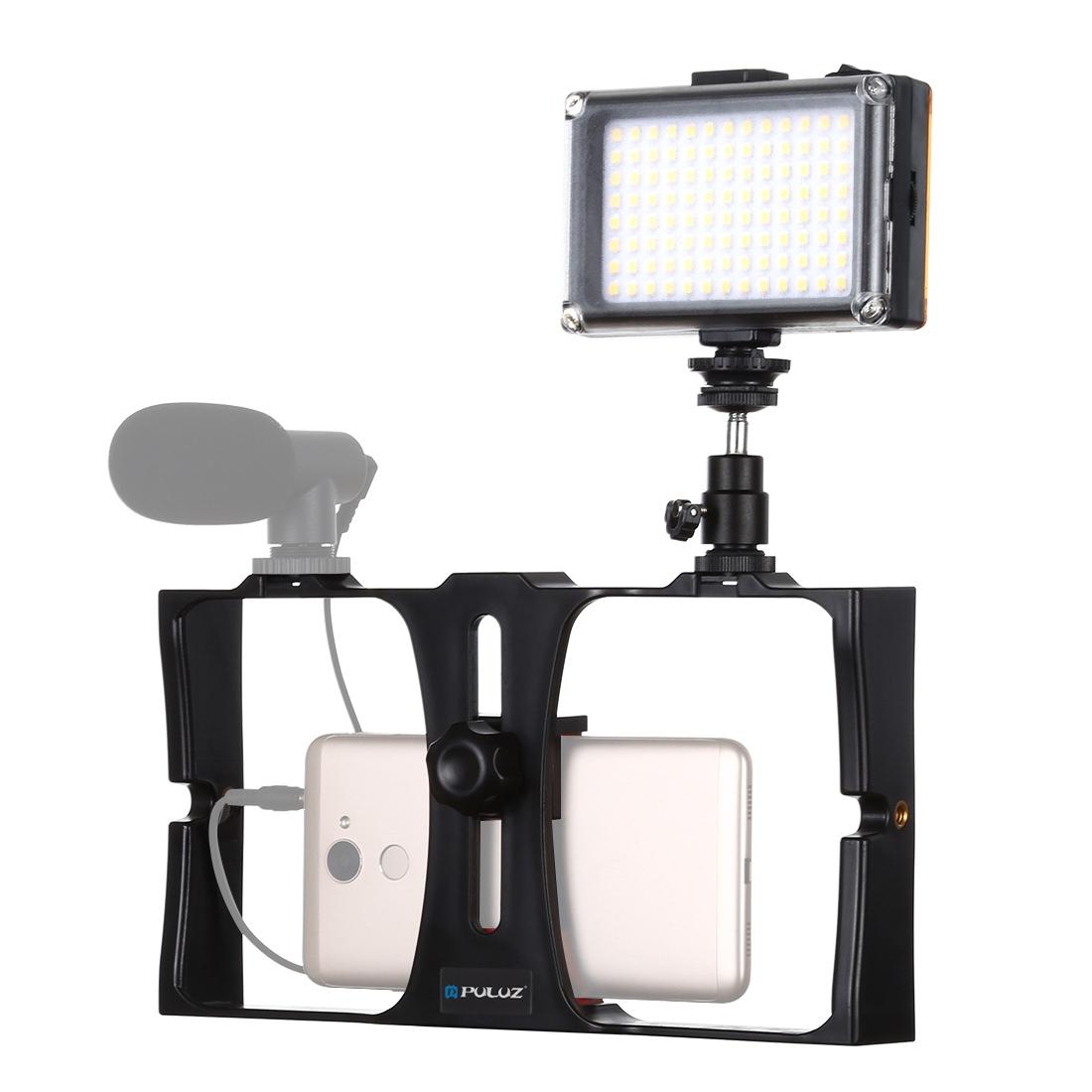 Blue Vlogging Live Broadcast LED Selfie Light Kit with Tripod Head