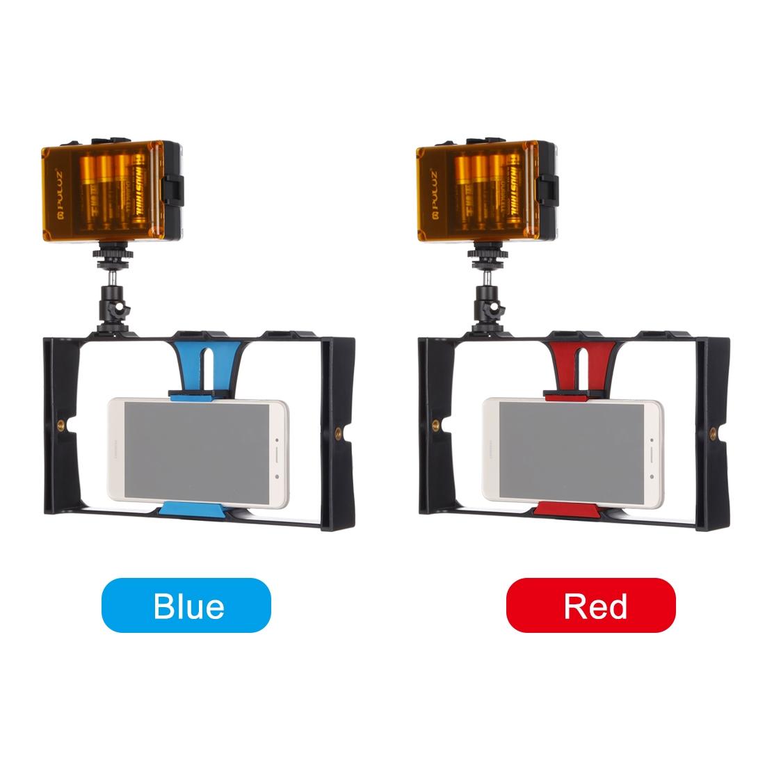 Blue Vlogging Live Broadcast LED Selfie Light Kit with Tripod Head