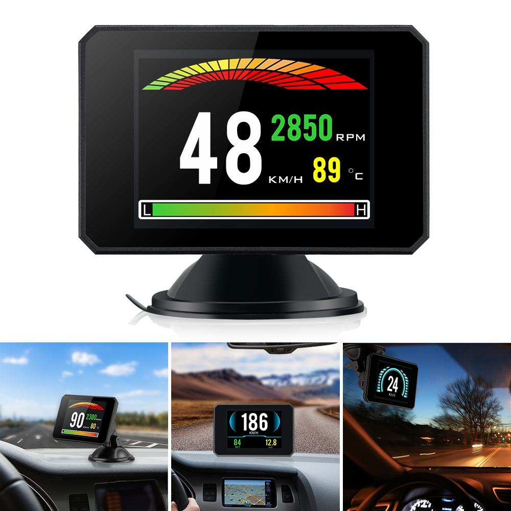 Smart Car HUD Head-Up Display | OBD2 Code Eliminator (Multi-Colour TFT)