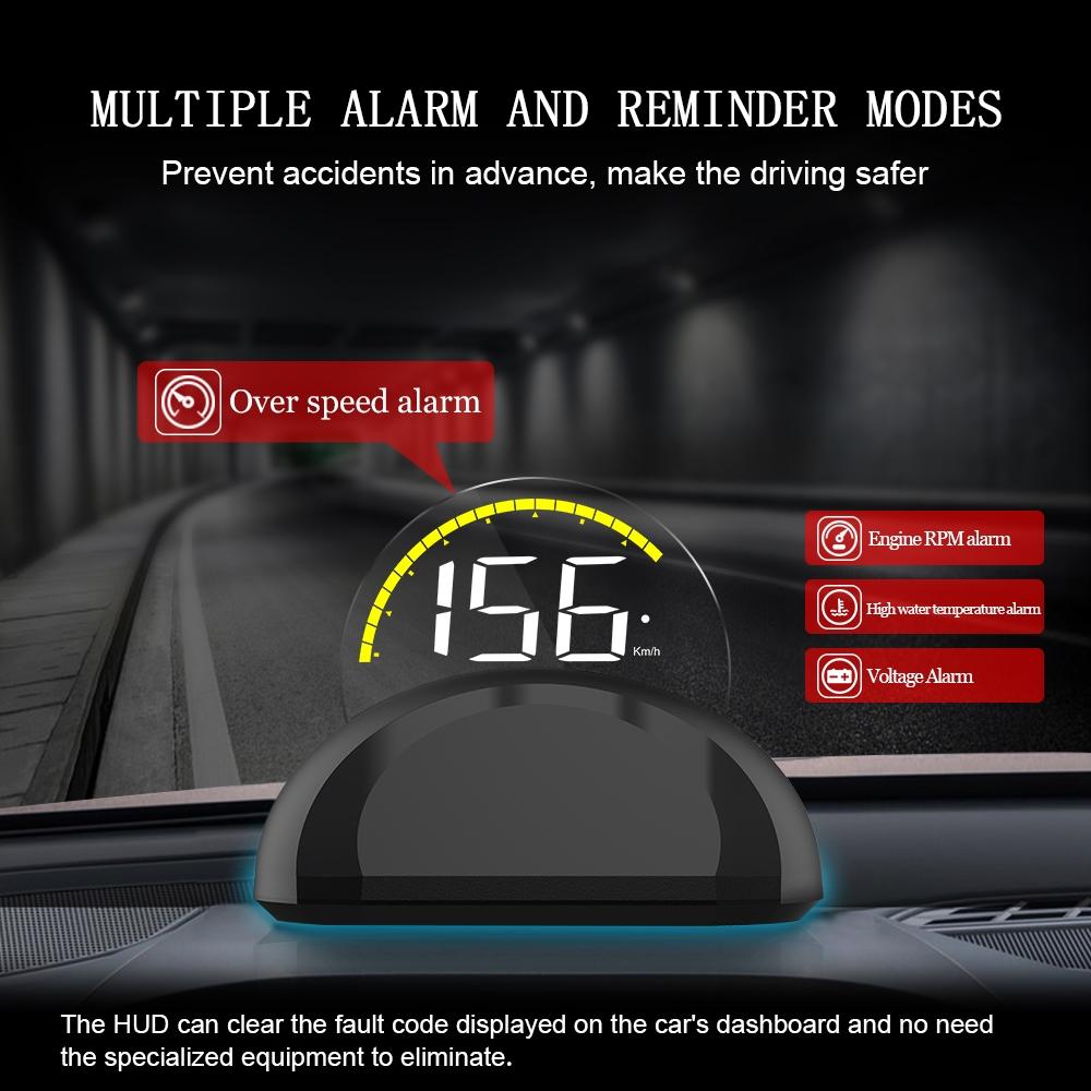 Smart OBD2 Head Up Display 2.6" | Vehicle Speed & Fault Alarm HUD