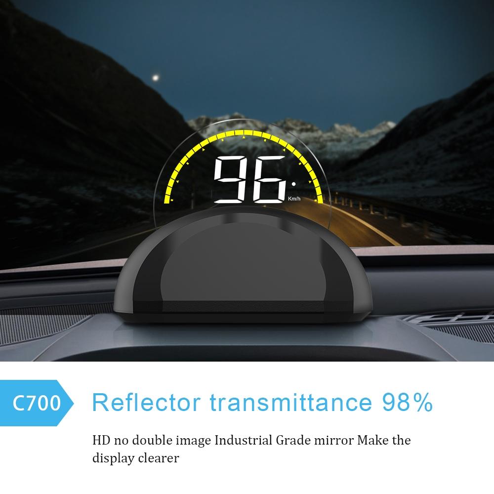 Smart OBD2 Head Up Display 2.6" | Vehicle Speed & Fault Alarm HUD