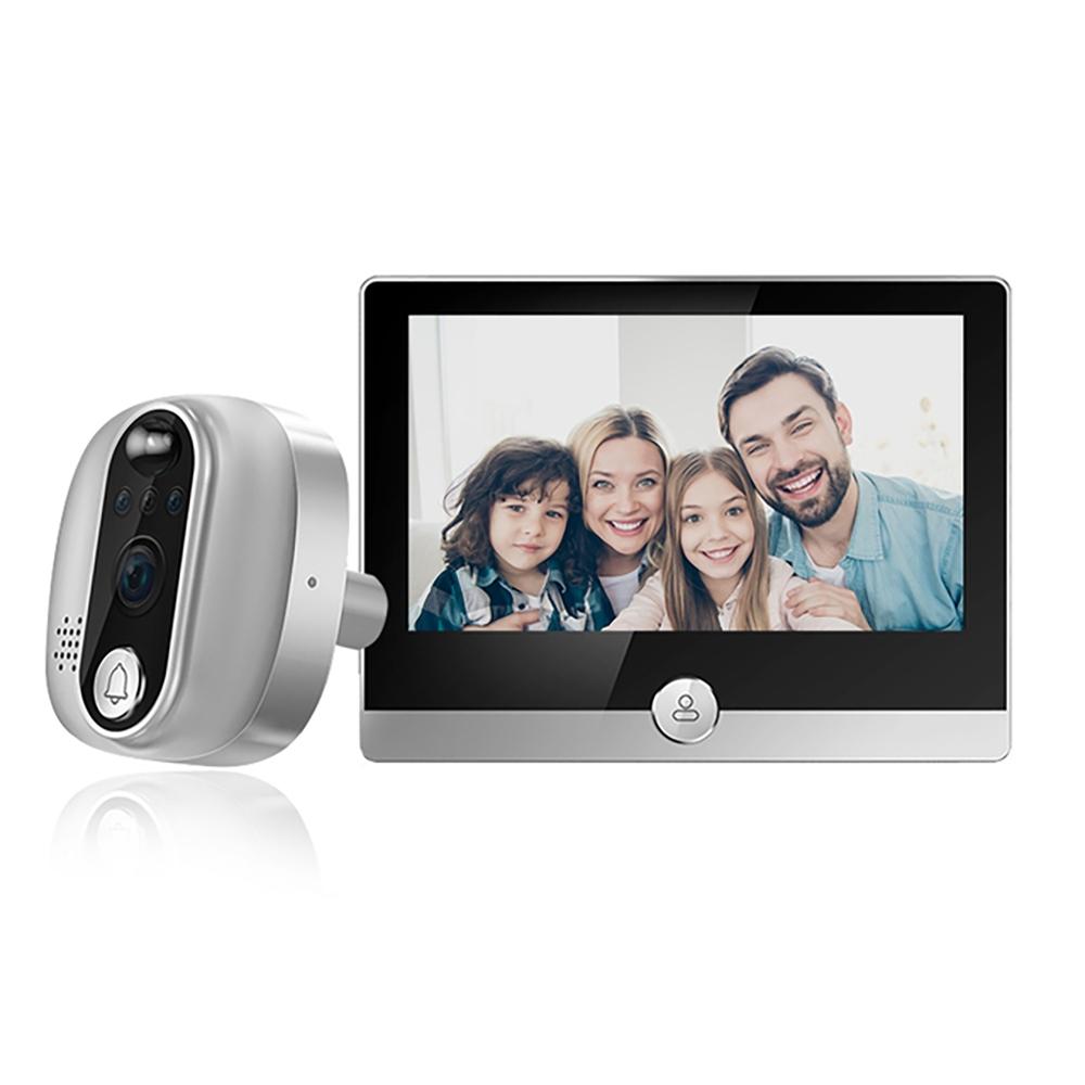 1080P Wifi Smart Doorbell With Motion Detection | 4.3" Visual Display