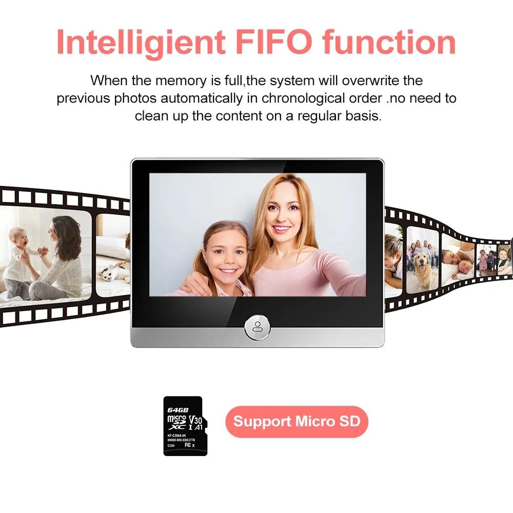 1080P Wifi Smart Doorbell With Motion Detection | 4.3" Visual Display