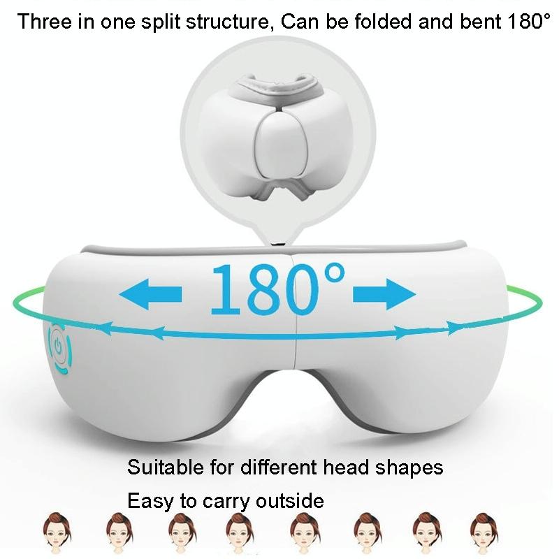 Smart Wireless Eye Massager AR-216 | Heat & Vibration Therapy