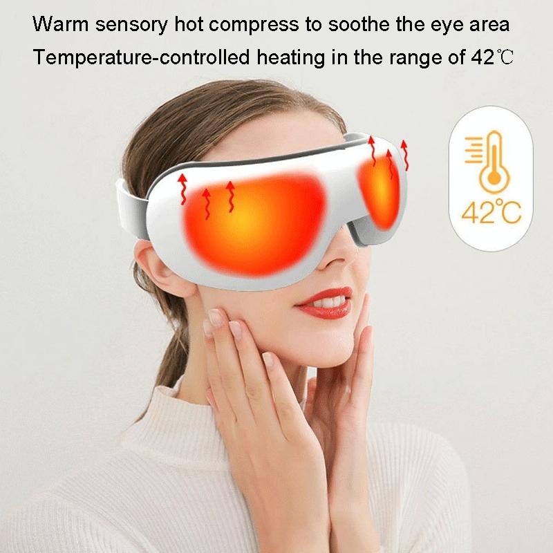 Smart Wireless Eye Massager AR-216 | Heat & Vibration Therapy