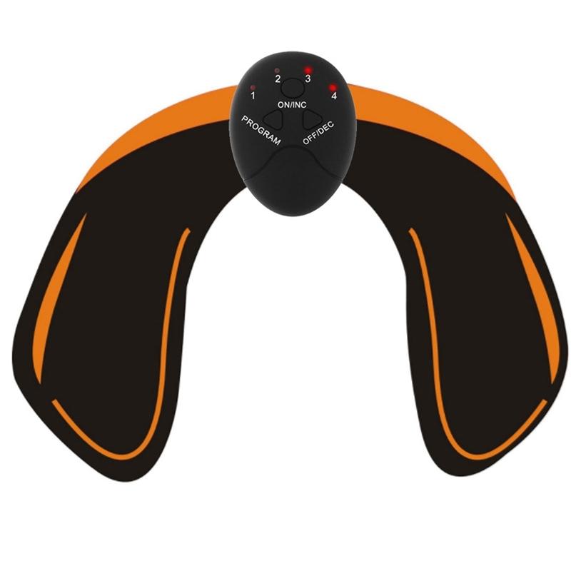 Smart Hip Massager & Trainer Buttock Sticker – Orange/Black