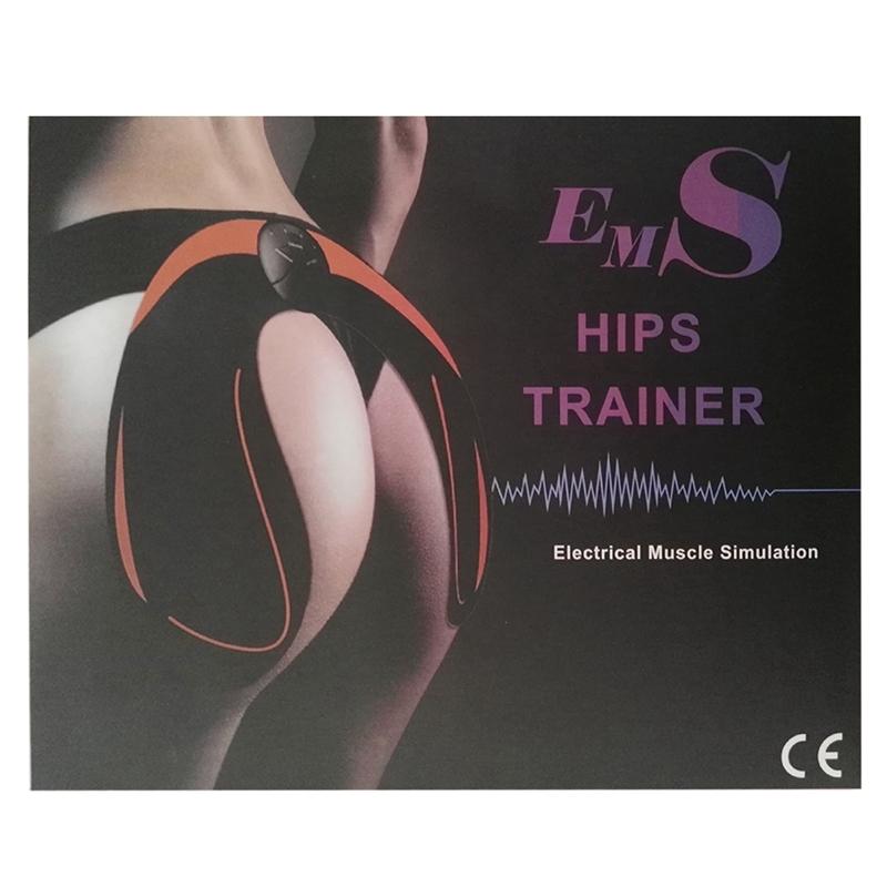Smart Hip Massager & Trainer Buttock Sticker – Orange/Black