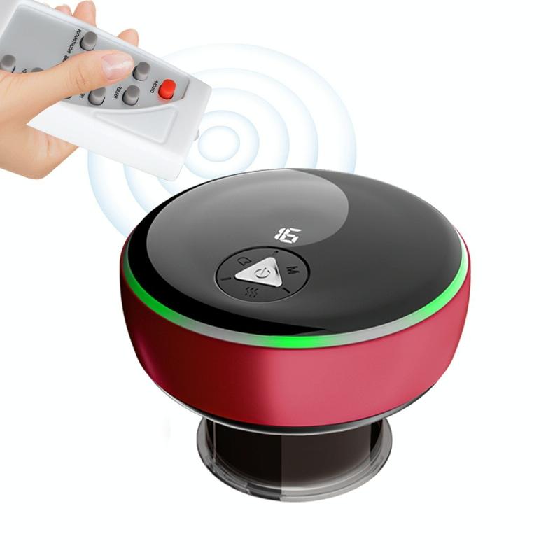 Smart Cupper With Light | Electric Heated Scraping Massage Tool – Black