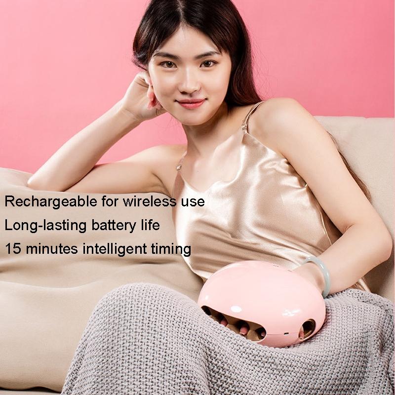 Rechargeable Hot Hand Massager K-901 Electric Airbag Kneading - White