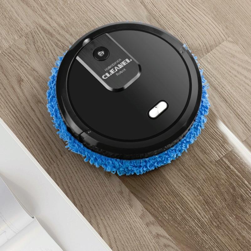 Smart Mopping Robot | Humidifier & Aroma Diffuser (Black)