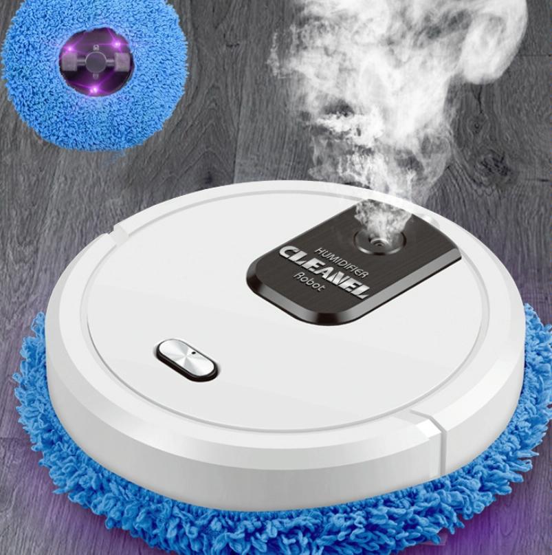 Smart Mopping Robot | Humidifier & Aroma Diffuser (Black)