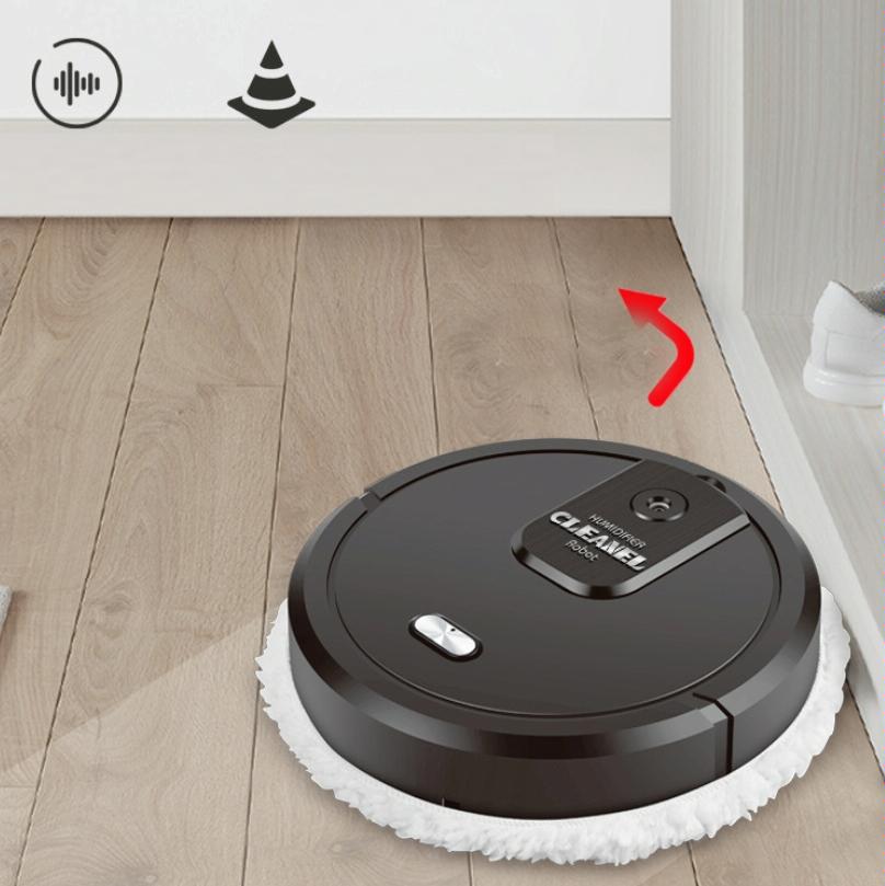 Smart Mopping Robot | Humidifier & Aroma Diffuser (Black)