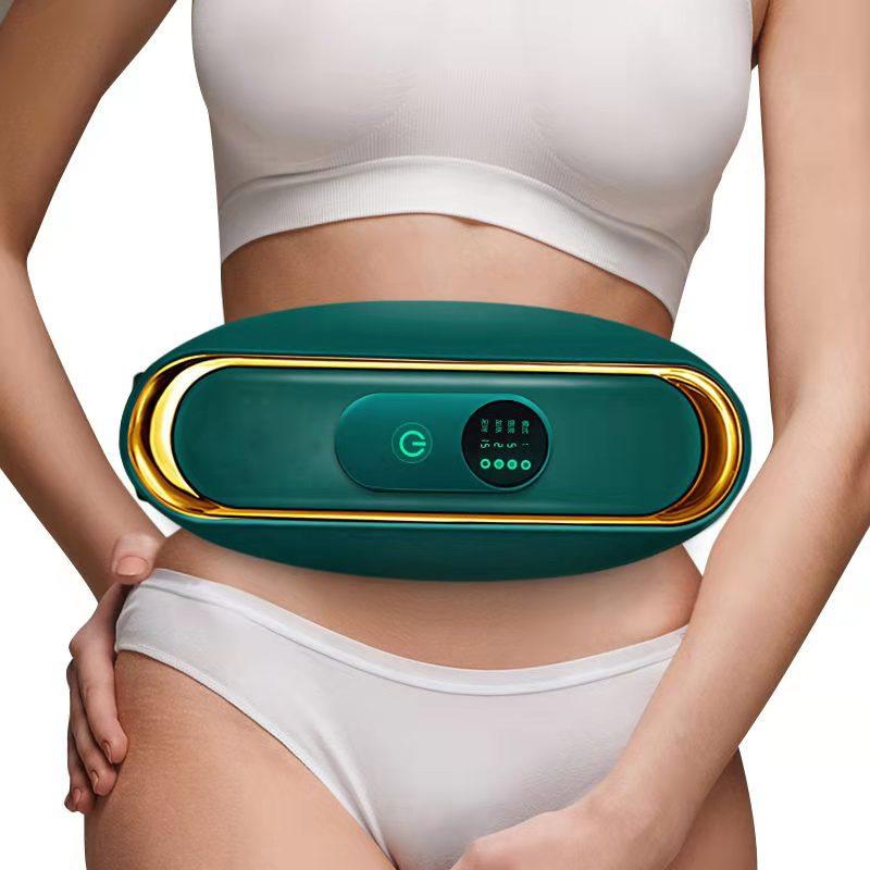 Smart Hot Compress Abdominal Massage Belt | Menstrual Relief (Green)