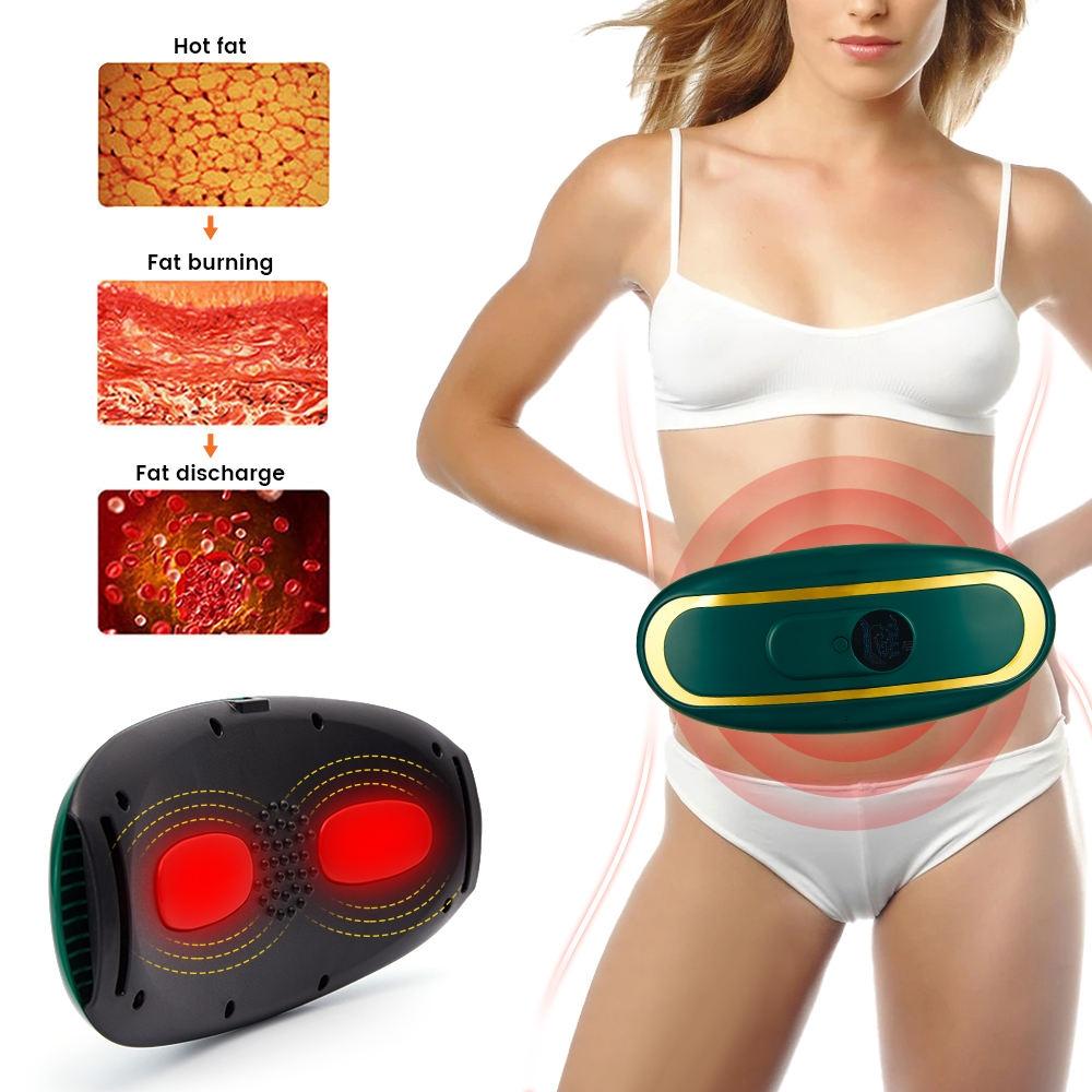 Smart Hot Compress Abdominal Massage Belt | Menstrual Relief (Green)