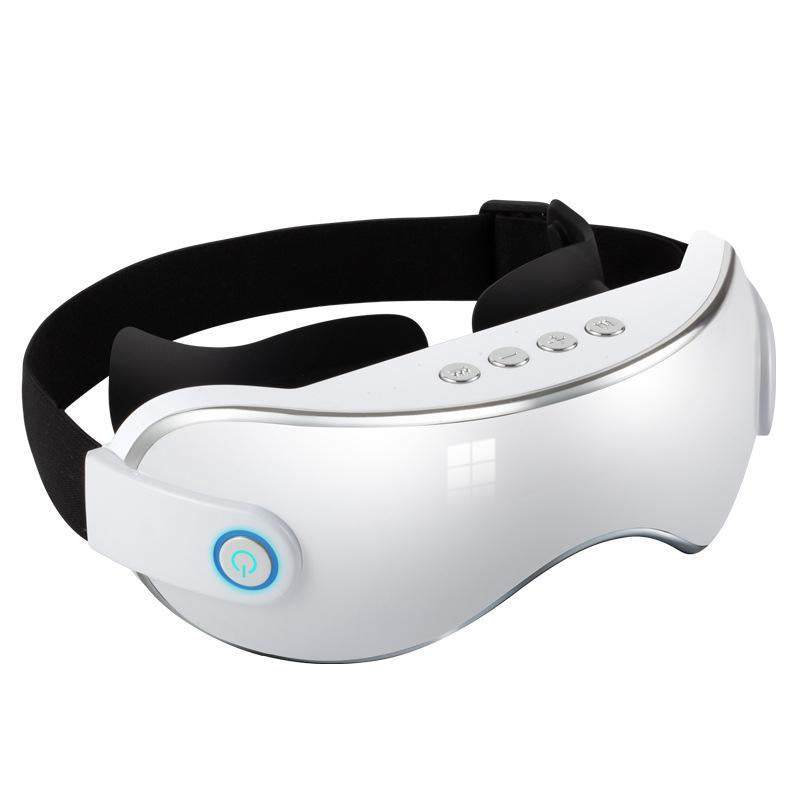 Smart EMS Hot Compress Eye Massager | Multifunction Eye Protector (White)