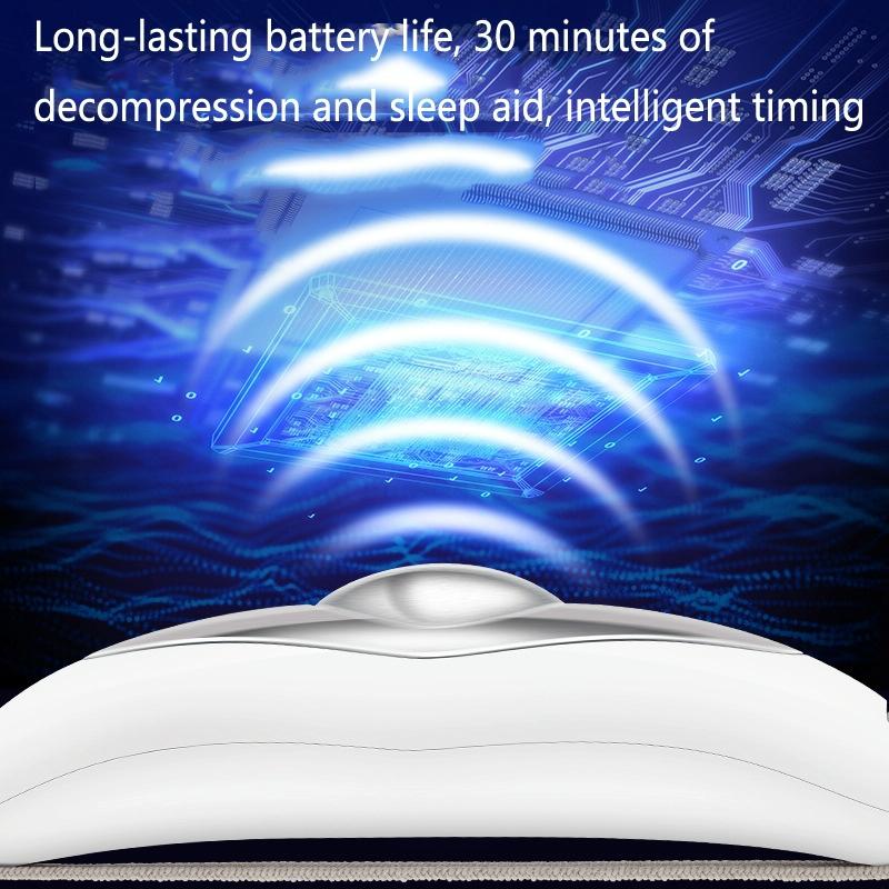 Smart Wireless Sleep Aid Device | Micro-Current Therapy (White)