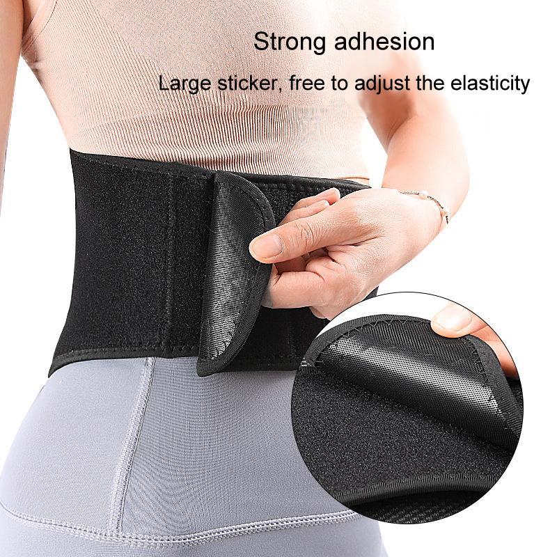 Adjustable USB Heated Waist Belt | Sports Therapy & Lumbar Support (Black)
