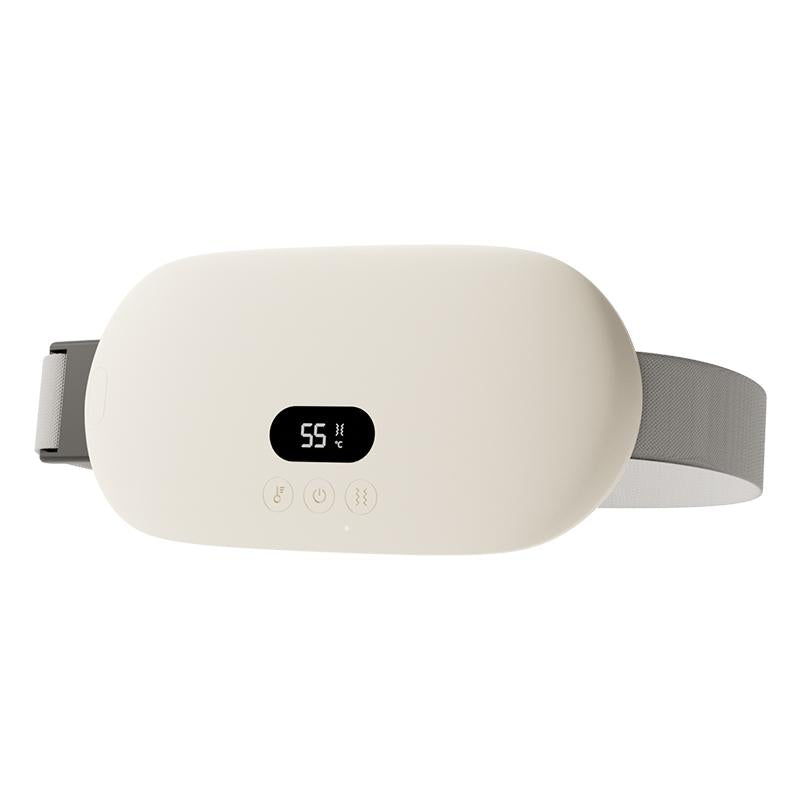 Smart Massage Belt for Abdomen & Waist (Yellow) | Electric Heat & 4000mAh