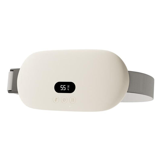 Smart Massage Belt for Abdomen & Waist (Yellow) | Electric Heat & 4000mAh