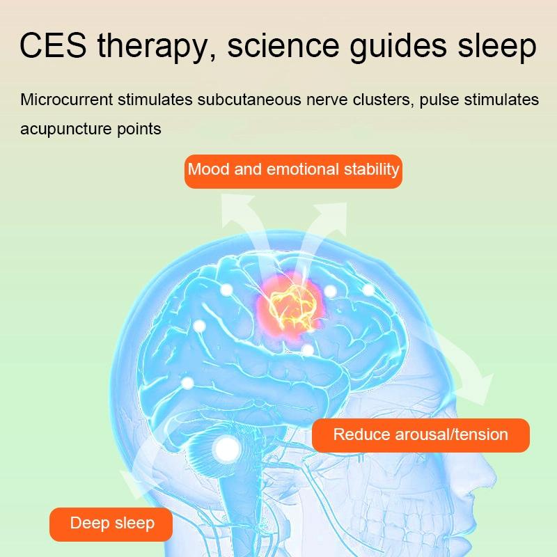 Smart Sleep Aid Pulse Device | Microcurrent Therapy (Light Green)