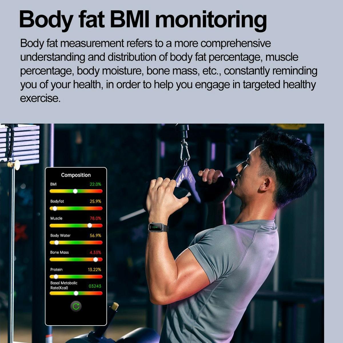 Smart ECG Health Monitoring Watch | IP68 Waterproof