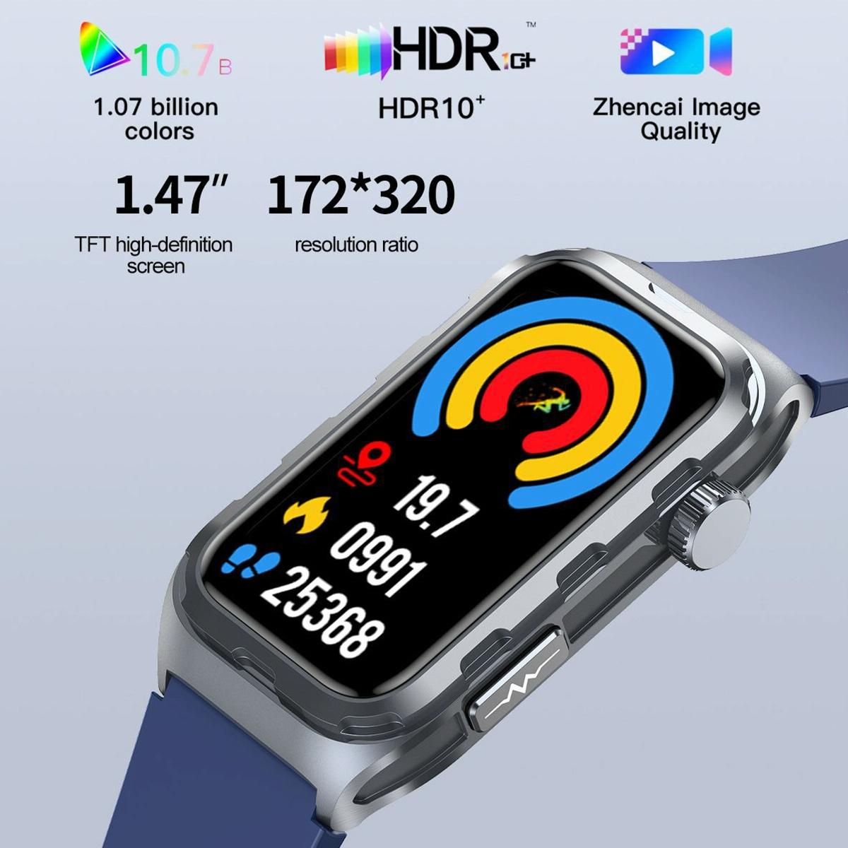 Smart ECG Health Monitoring Watch | IP68 Waterproof