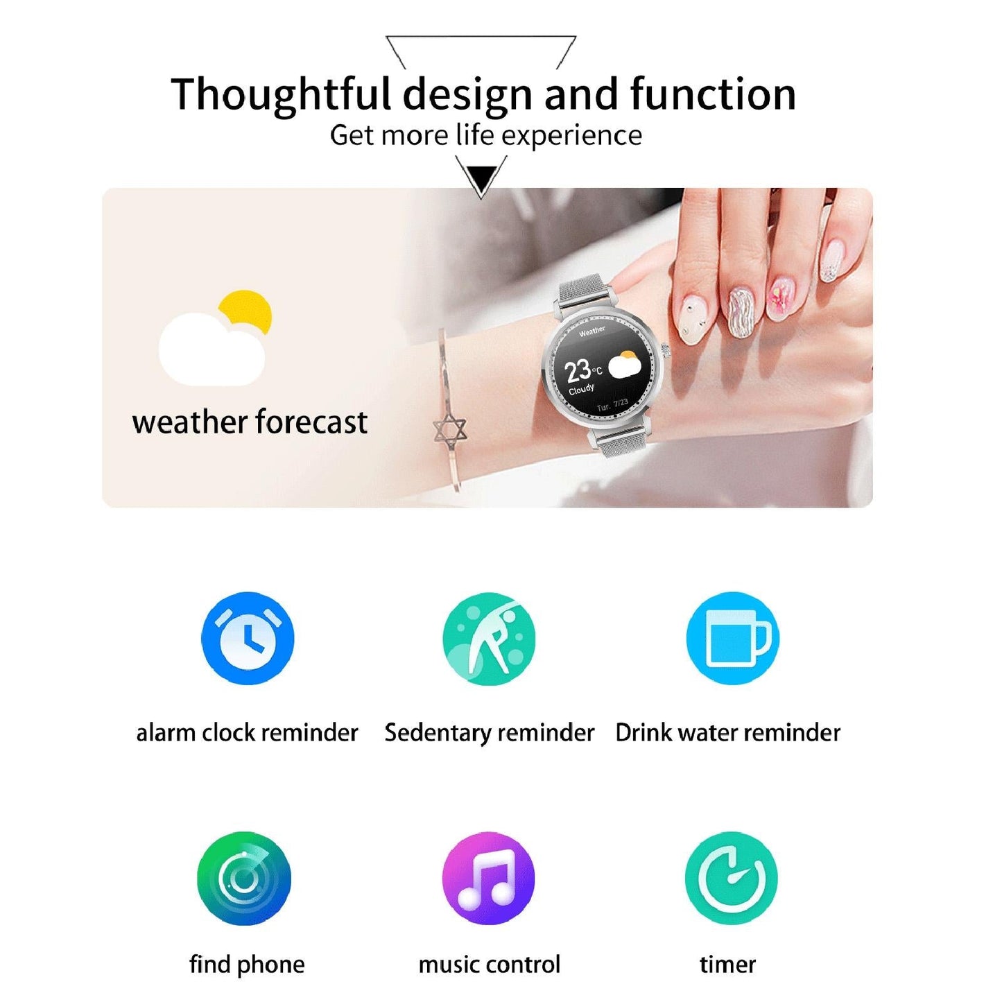 Smart Health Monitoring Watch | Heart Rate & Blood Pressure