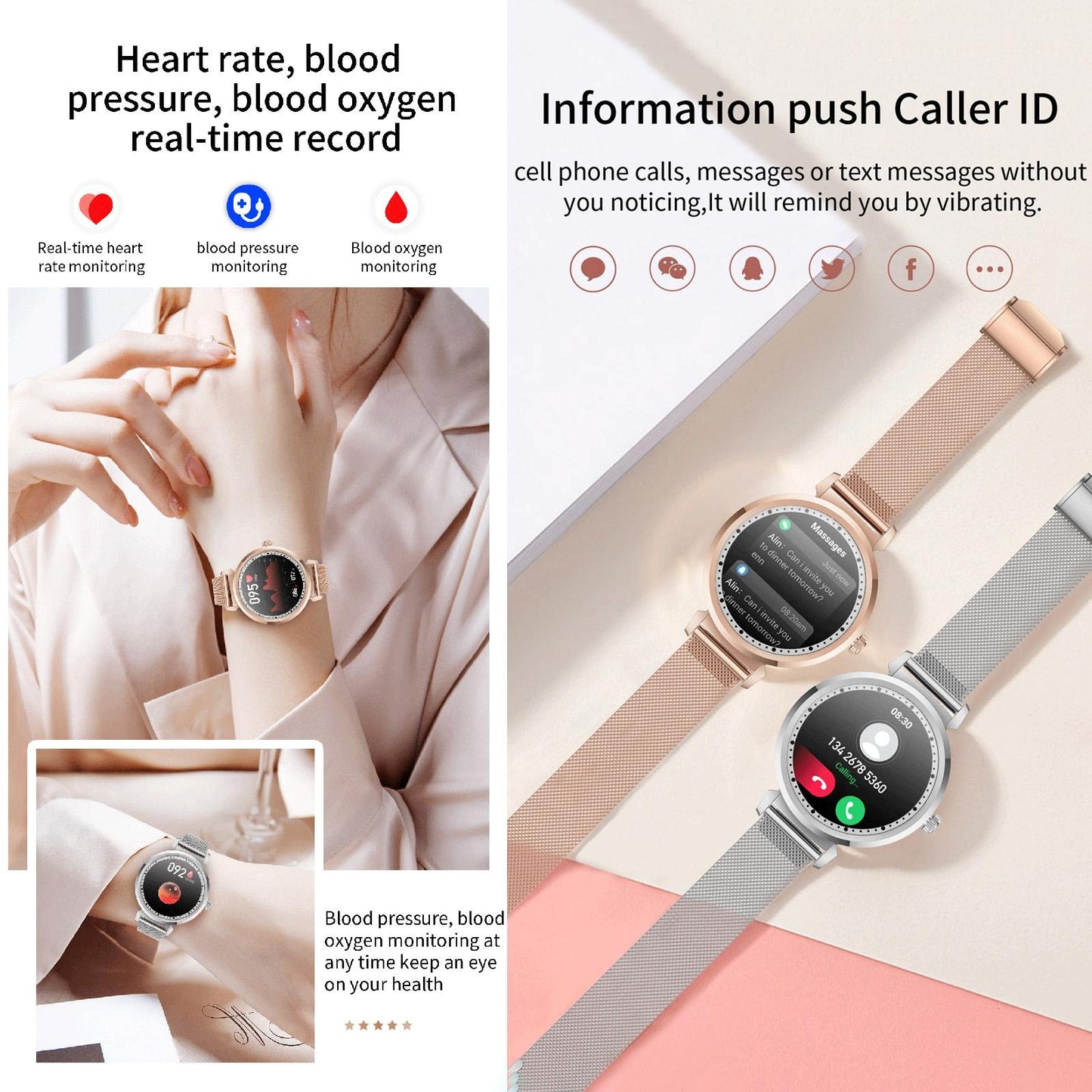 Smart Health Monitoring Watch | Heart Rate & Blood Pressure