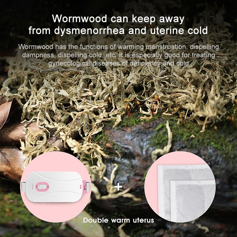 Menstrual Cramp Relief Belt Warm Uterus Heat Therapy