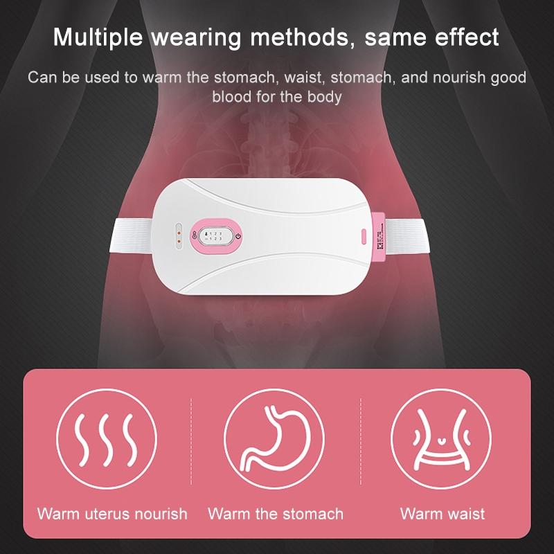 Menstrual Cramp Relief Belt Warm Uterus Heat Therapy