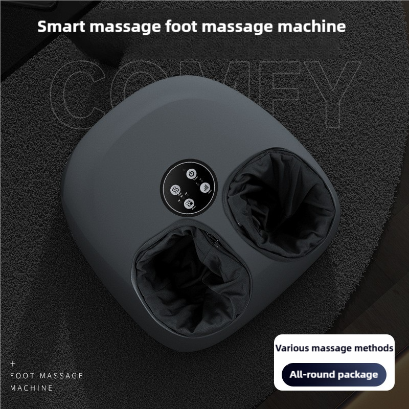 Compact Foot Massager with Heat & 15-Minute Timer | Deep Kneading Therapy