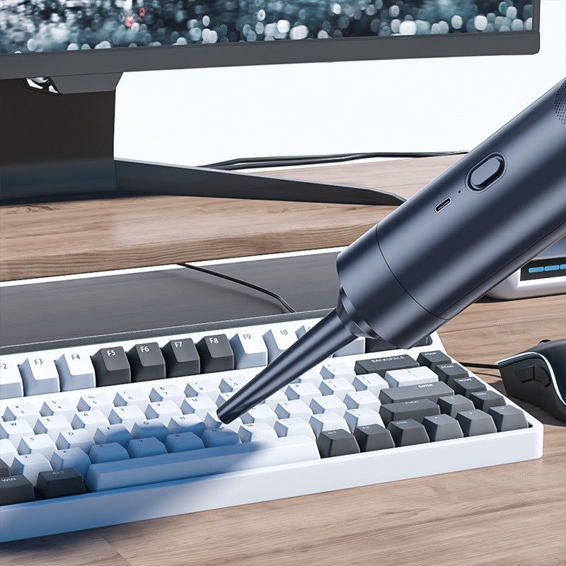 Cordless Handheld Vacuum Cleaner with Blower Function | Compact & Rechargeable (Blue-Grey)