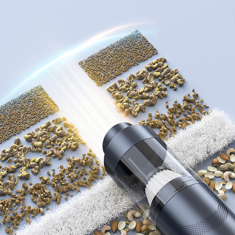 Cordless Handheld Vacuum Cleaner with Blower Function | Compact & Rechargeable (Blue-Grey)