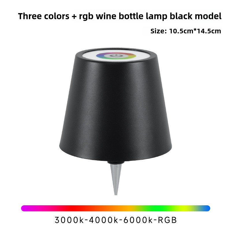 RGB LED Bottle Lamp | Smart Touch Control & Adjustable Brightness (3 Colours )