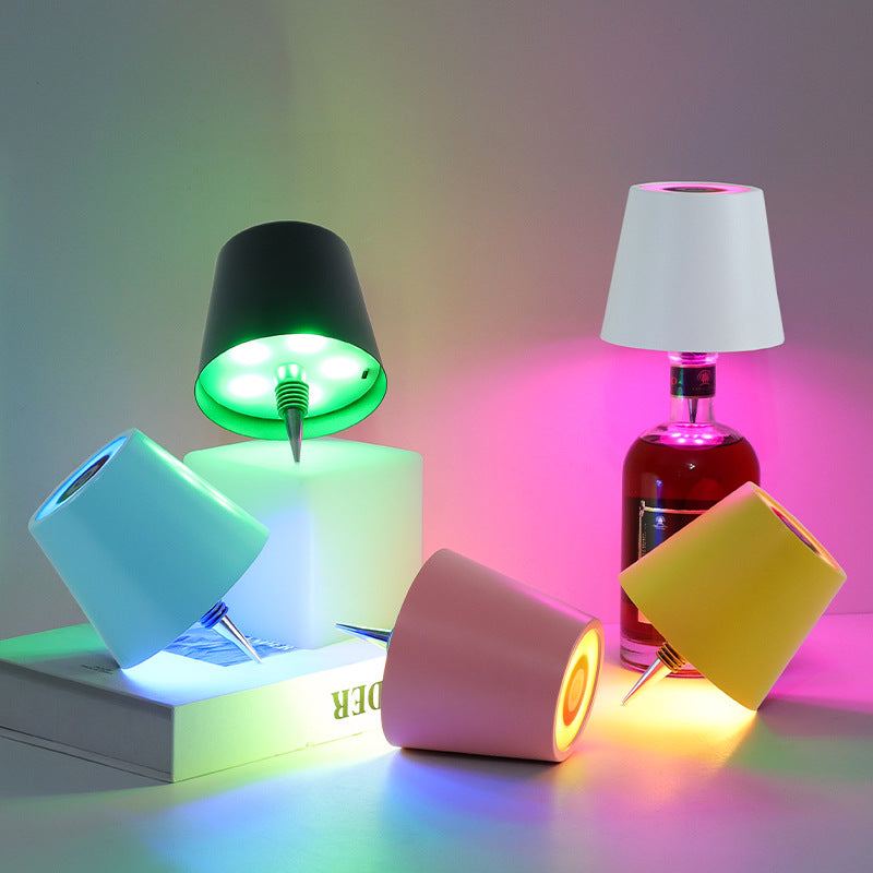 RGB LED Bottle Lamp | Smart Touch Control & Adjustable Brightness (3 Colours )