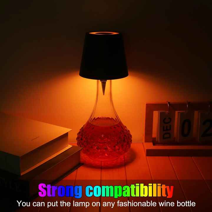RGB LED Bottle Lamp | Smart Touch Control & Adjustable Brightness (3 Colours )