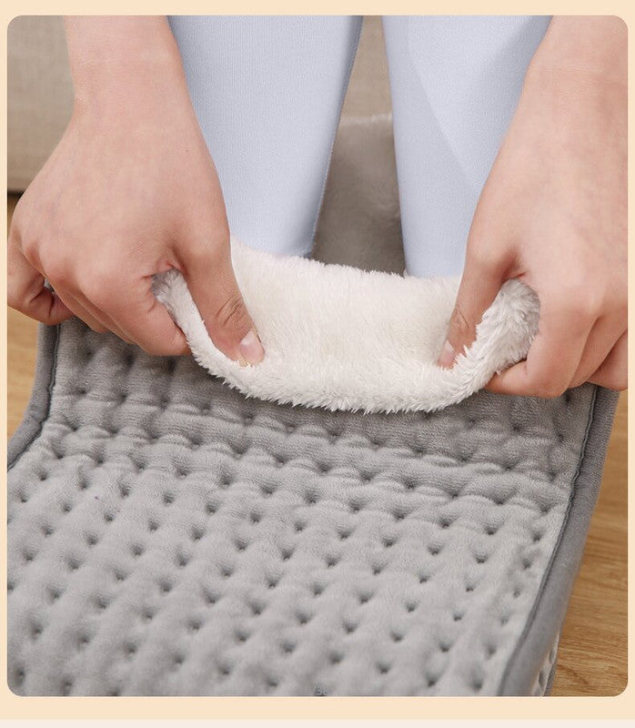 Premium Electric Foot Warmer | 9 Heat Levels & 4 Timer Settings (Grey)