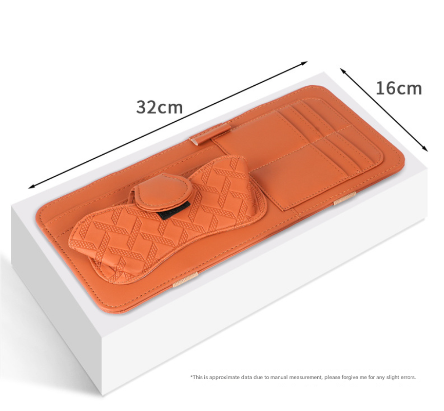 Smart Car Visor Organizer | Sunglasses, Cards & Cash Holder