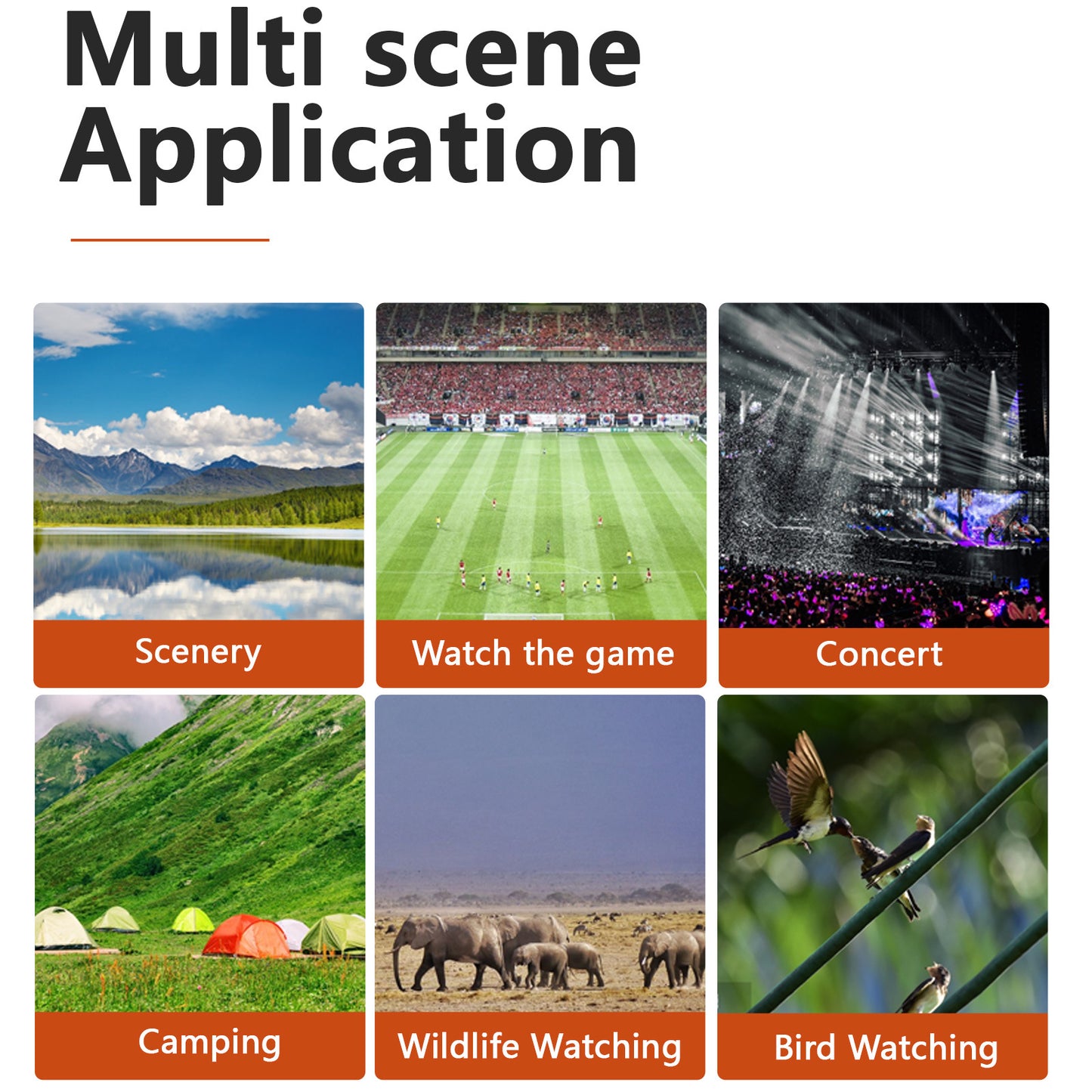 Smart Digital Camera Binoculars | 8X Zoom, LCD Screen & Starlight Night Vision