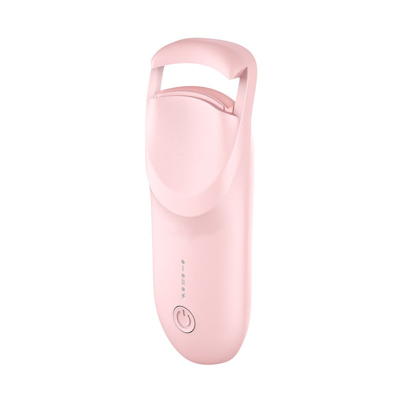 Electric Heated Eyelash Curler | USB-C Rechargeable Fast-Heating Lash Lifter (Pink)