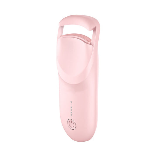 Electric Heated Eyelash Curler | USB-C Rechargeable Fast-Heating Lash Lifter (Pink)