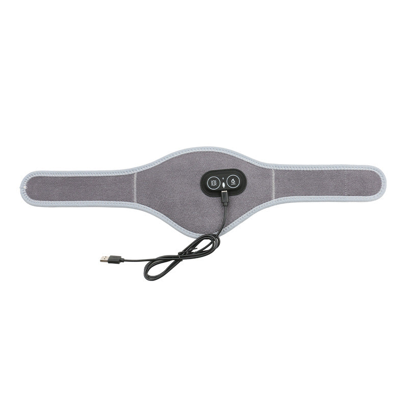 Heated Vibrating Neck Wrap | USB-C Powered Pain Relief with 3 Heat & 3 Vibration Modes (Dark Grey)