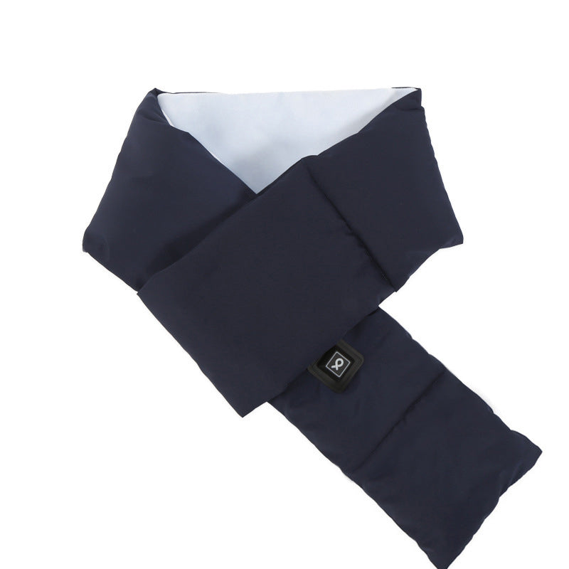Smart USB Heated Scarf | Dark Blue (3-Level Heat)