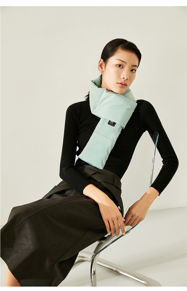 Smart USB Heated Scarf | Dark Blue (3-Level Heat)