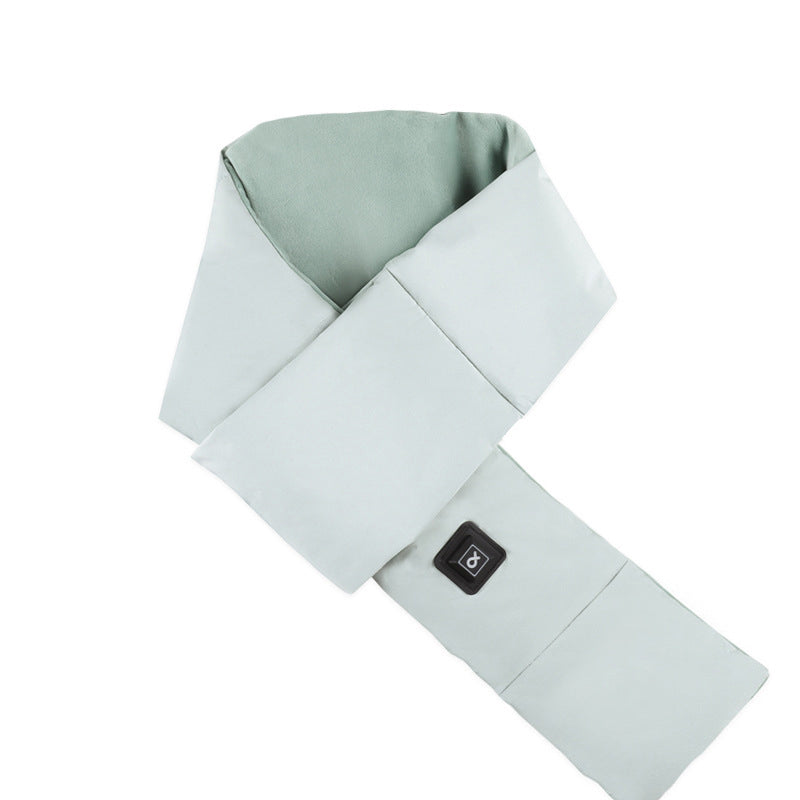 Smart USB Heated Scarf | Light Green (3-Level Heat)