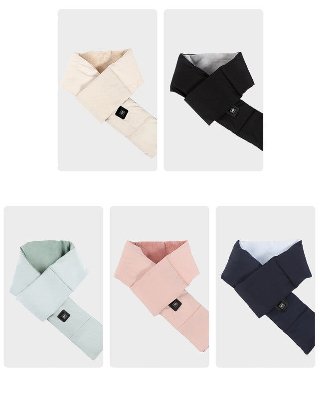 Smart USB Heated Scarf | Light Green (3-Level Heat)