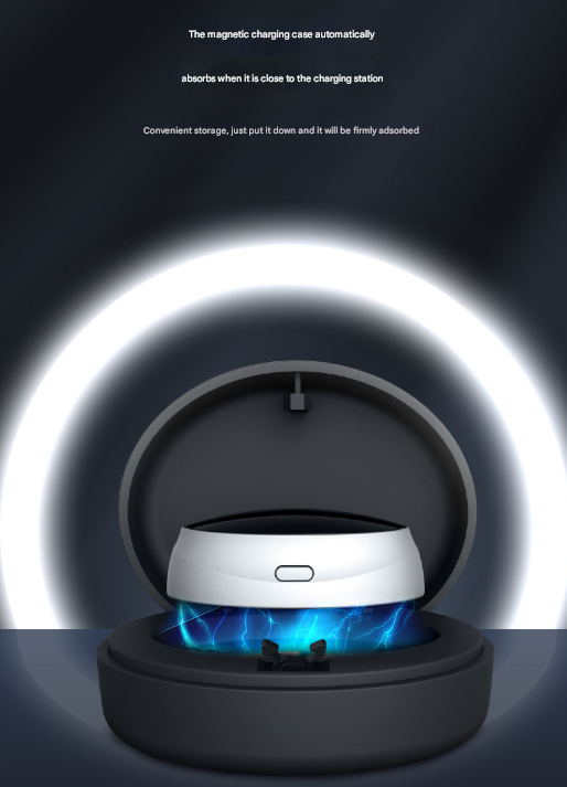 Smart Anti-Snoring Device | Rechargeable Pulse Throat Stimulator for Better Sleep (Black)